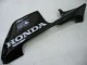 Carénages Moto Honda CBR600RR 2005-2006 - Noir Brillant Gris Flamme