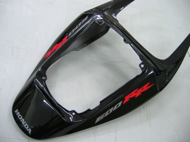 Carénages Moto Honda CBR600RR 2005-2006 - Noir Brillant Gris Flamme