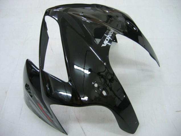 Carénages Moto Honda CBR600RR 2005-2006 - Noir Brillant Gris Flamme
