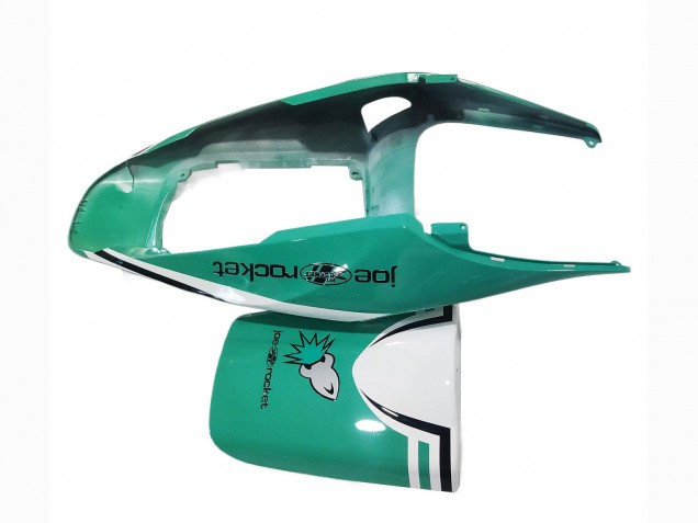 Carénages Moto Honda CBR600RR 2005-2006 - Vert Clair Blanc Noir Brillant Joe Rocket