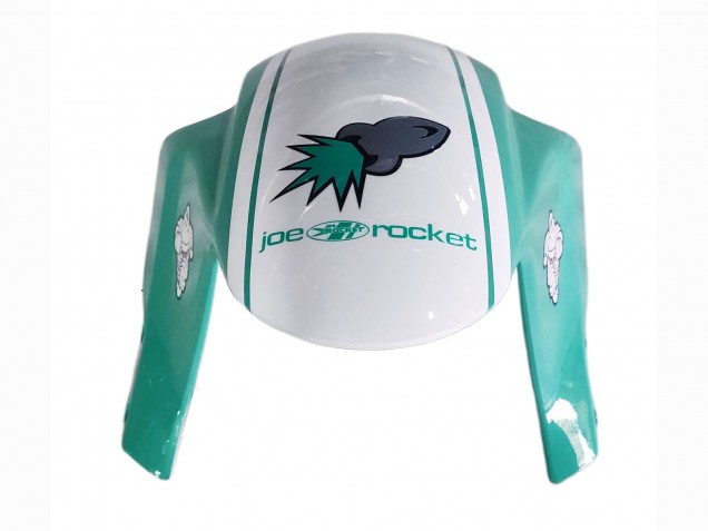 Carénages Moto Honda CBR600RR 2005-2006 - Vert Clair Blanc Noir Brillant Joe Rocket