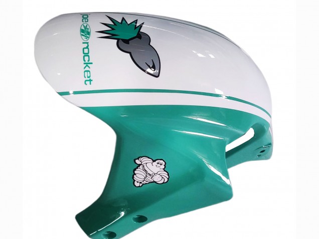 Carénages Moto Honda CBR600RR 2005-2006 - Vert Clair Blanc Noir Brillant Joe Rocket