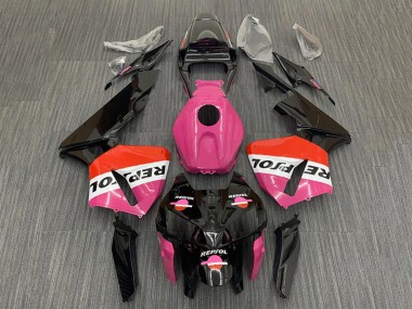 Carénages Moto Honda CBR600RR 2005-2006 - Rose Rouge Noir Repsol