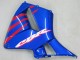 Carénages Moto Honda CBR600RR 2005-2006 - Rouge Bleu Argent