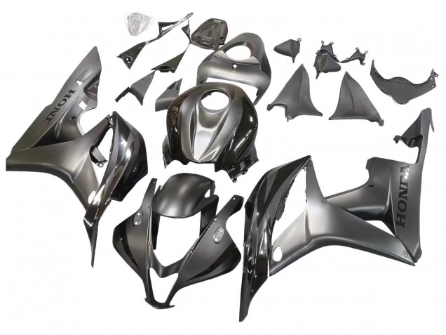 Carénage Moto Honda CBR600RR 2007-2008 - Argent Noir Brillant