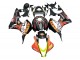 Carénages Moto Honda CBR600RR 2007-2008 - Noir Mat Orange Rouge Rossi Repsol 46