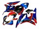 Carénages Moto Honda CBR600RR 2007-2008 - Bleu Rouge Jaune Noir Brillant