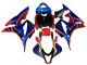 Carénages Moto Honda CBR600RR 2007-2008 - Bleu Rouge Jaune Noir Brillant