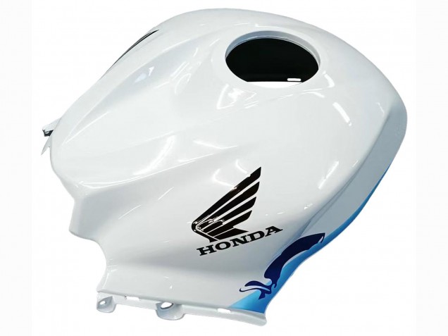 Carénages Moto Honda CBR600RR 2007-2008 - Blanc Bleu Clair Noir Brillant