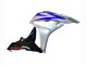 Carénages Moto Honda CBR600RR 2007-2008 - Argent Bleu Noir Brillant Courses