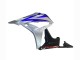 Carénages Moto Honda CBR600RR 2007-2008 - Argent Bleu Noir Brillant Courses