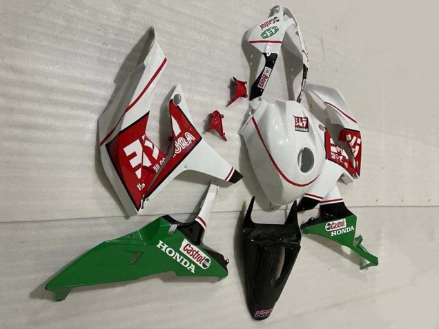 Carénages Moto Honda CBR600RR 2007-2008 - Blanc Vert Rouge Castrol