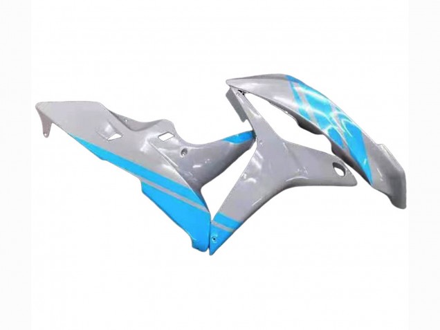 Carénages Moto Honda CBR600RR 2007-2008 - Gris Brillant Bleu Clair