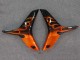 Carénages Moto Honda CBR600RR 2007-2008 - Noir Brillant Orange Flamme