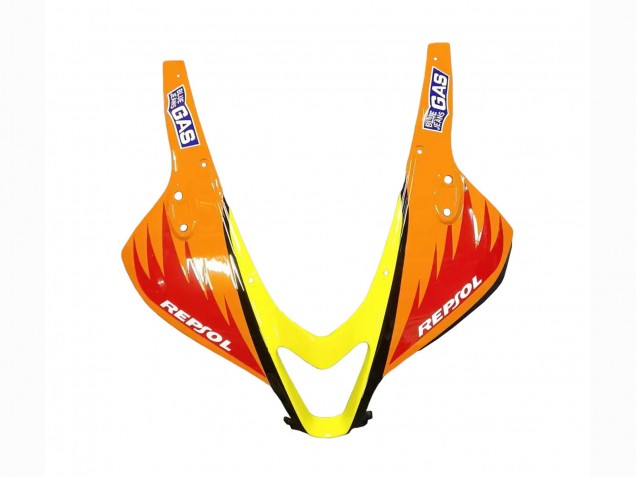Carénages Moto Honda CBR600RR 2007-2008 - Jaune Orange Noir Brillant Rossi Repsol