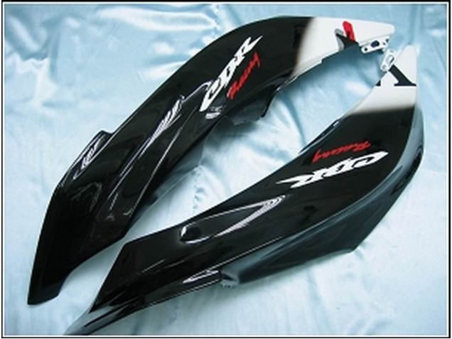 Carénages Moto Honda CBR600RR 2007-2008 - Noir Brillant Blanc West