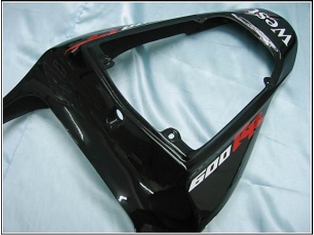 Carénages Moto Honda CBR600RR 2007-2008 - Noir Brillant Blanc West
