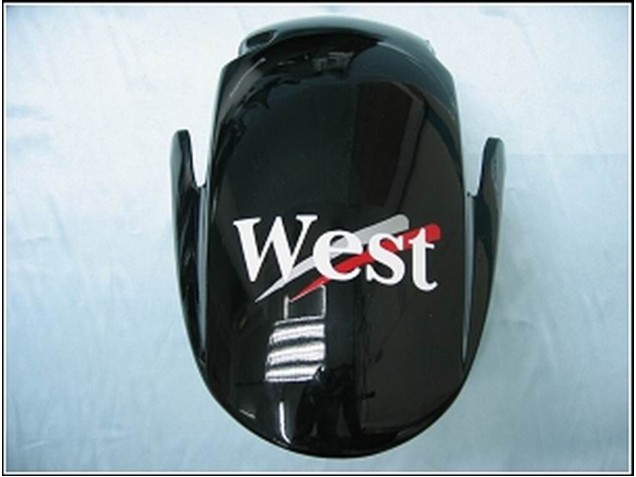 Carénages Moto Honda CBR600RR 2007-2008 - Noir Brillant Blanc West