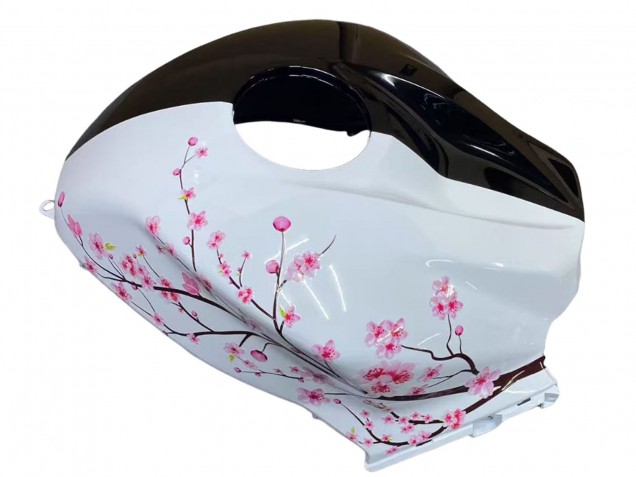 Carénages Moto Honda CBR600RR 2009-2012 - Blanc Fleur de cerisier Noir Brillant