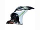 Carénages Moto Honda CBR600RR 2009-2012 - Blanc Vert Noir Brillant Hannspree