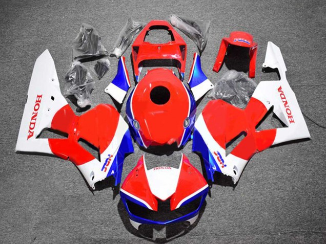 Kits Carénage Moto Honda CBR600RR 2013-2023 - Blanc Rouge Bleu HRC