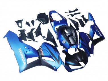 Carénages Moto Honda CBR600RR 2013-2023 - Bleu Noir Mat Courses