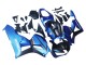 Carénages Moto Honda CBR600RR 2013-2023 - Bleu Noir Mat Courses