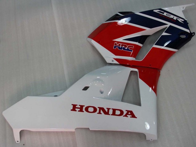 Carénages Moto Honda CBR600RR 2013-2023 - Blanc Rouge Bleu Foncé HRC