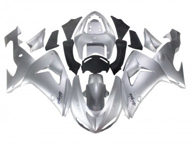 Carénages Moto Kawasaki ZX10R 2006-2007 - Argent Noir Ninja