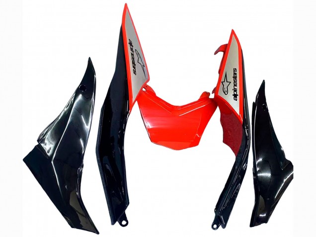 Carénages Moto Kawasaki ZX10R 2008-2010 - Rouge Vert Noir