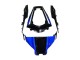Carénages Moto Kawasaki ZX10R 2011-2015 - Bleu Blanc Noir Brillant