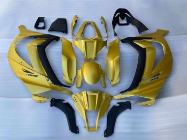 Carénages Moto Kawasaki ZX10R 2011-2015 - Or Noir