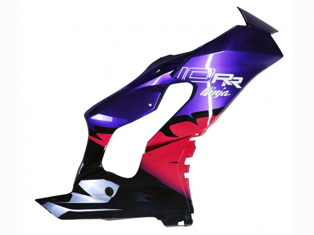 Carénages Moto Kawasaki ZX10R 2021-2026 - Rouge Noir Violet Blanc