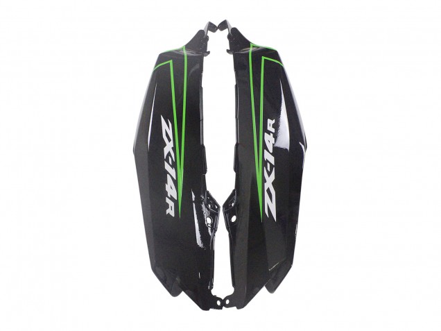 Carénages Moto Kawasaki ZX14R ZZR1400 2012-2024 - Vert Noir Brillant Bande