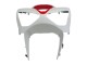 Carénages Moto Kawasaki ZX6R 2003-2004 - Blanc Rouge