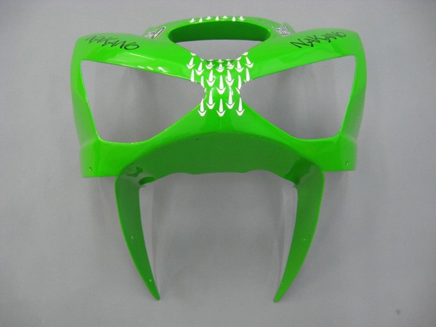 Carénages Moto Kawasaki ZX6R 2003-2004 - Vert Blanc Noir Elf Bridgestone