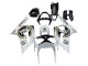 Carénages Moto Kawasaki ZX6R 2003-2004 - Blanc Noir Motul Lucky Strike