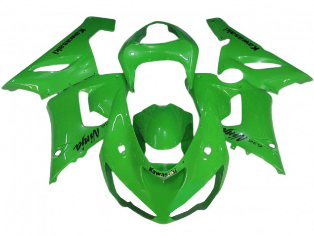 Carénages Moto Kawasaki ZX6R 2005-2006 - Vert