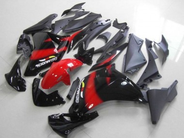 Carénage Moto Honda CBR250RR 2011-2015 - Noir Brillant Rouge