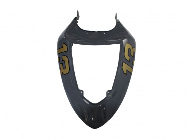 Carénages Moto Kawasaki ZX6R 2005-2006 - Gris Foncé Noir