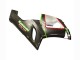 Carénages Moto Kawasaki ZX6R 2005-2006 - Noir Argent Vert Rouge K-26