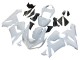 Carénages Moto Kawasaki ZX6R 2005-2006 - Blanc