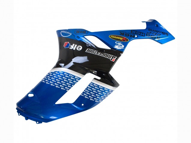 Carénages Moto Kawasaki ZX6R 2007-2008 - Noir Bleu Elf