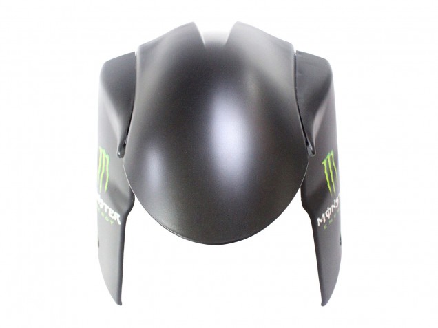 Carénages Moto Kawasaki ZX6R 2007-2008 - Noir Blanc Rouge Blanc Neige Décalque Ninja Elf