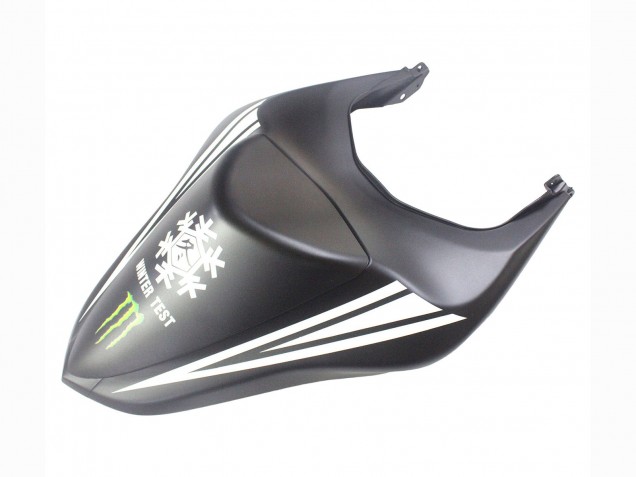 Carénages Moto Kawasaki ZX6R 2007-2008 - Noir Blanc Rouge Blanc Neige Décalque Ninja Elf
