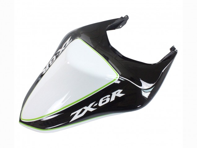 Carénages Moto Kawasaki ZX6R 2007-2008 - Noir Blanc Ninja