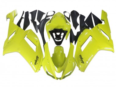 Carénages Moto Kawasaki ZX6R 2007-2008 - Jaune Ninja