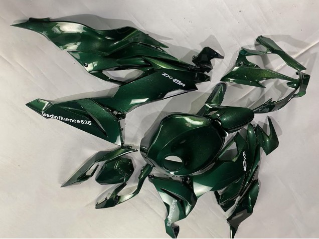 Carénages Moto Kawasaki ZX6R 2019-2022 - Vert Foncé