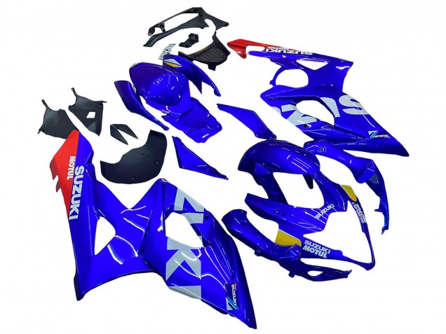 Carénages Moto Suzuki GSXR 1000 2005-2006 - Bleu Jaune Blanc Rouge Motul