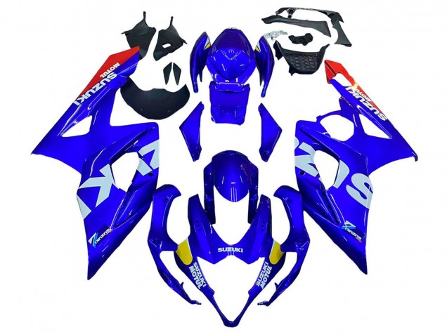 Carénages Moto Suzuki GSXR 1000 2005-2006 - Bleu Jaune Blanc Rouge Motul
